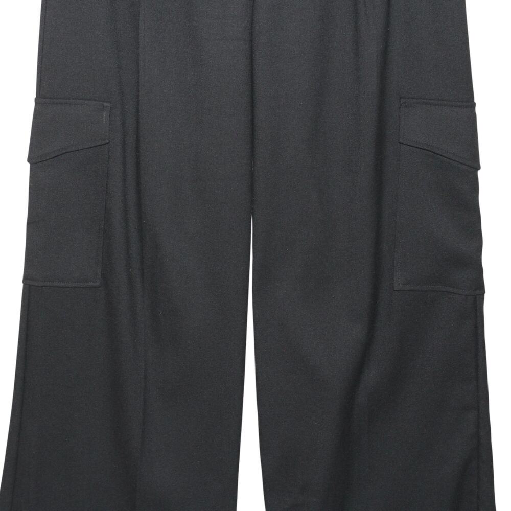 KOTON Arzu Sabanci Wide Leg Black Pants Size EU 42 Large - Picture 6 of 13